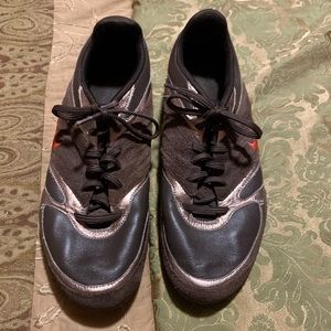 Brown and Gold Nike Sneakers, Size 9.5